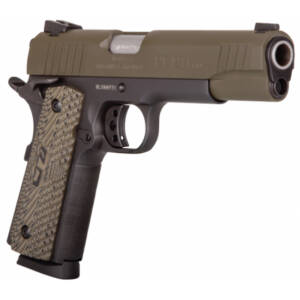 TAU PT1911 45ACP 5 BLK MILSPEC GREEN VZ GRIPS