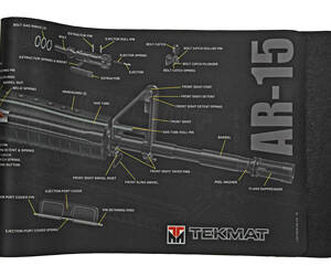 TEKMAT CUTAWAY RIFLE MAT AR15 BLK