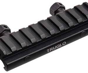 TRUGLO PICATINNY RISER MOUNT BLACK