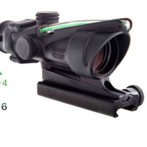 TRIJICON ACOG 4X32 .223 BAC CHEVRON GRN