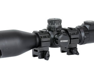 UTG 3-12X44 SWAT CMPCT MDOT W/RINGS