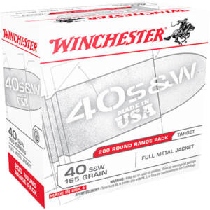 WIN USA 40SW 165GR FMJ 200/3