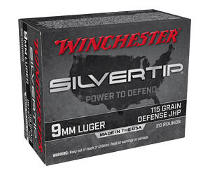WIN SILVERTIP 9MM 115GR HP 20/200