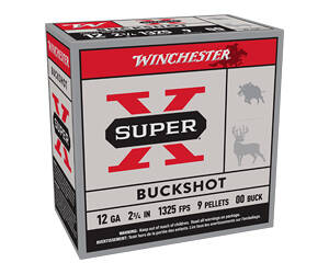 WIN SUPER-X 12GA 2.75" 00BUCK 25/250