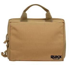 ATI Double Pistol Case Tan Rukx Gear