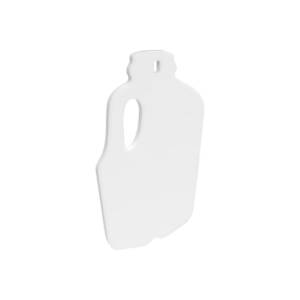 Birchwood Casey AR500 3/8" Silhouette Plate Target 1-Hole Milk Jug