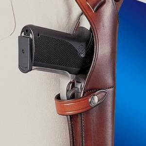 Bianchi Model X15 Shoulder Holster 4"-5" Right Hand Plain Tan Cross Draw