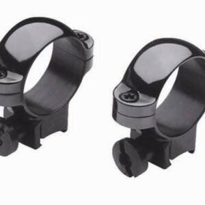 Burris Deluxe Solid Steel .22 Rings 1" Medium 0.80 Actual Height - Matte