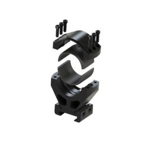 Burris Steel XTR Signature Scope Ring Set with Pos-Align Offset Inserts 1" 1.25" Height - Matte