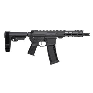 CMMG Banshee MK4 Fixed Ejector Handgun 9mm Luger 30rd Magazine 8" Barrel RipBrace Armor Black