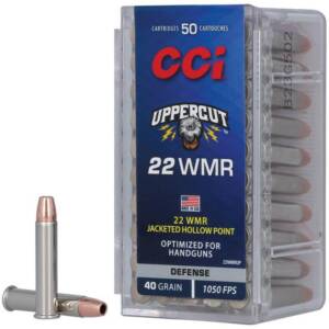 CCI Uppercut Rimfire Ammunition .22 WMR 40gr JHP 1050 fps 50/ct