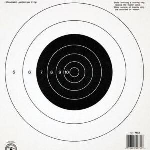 Champion Official NRA Targets B-16 25 yd.  Slow Fire 100/Pack