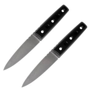 Cold Steel Stickman Holdout Fixed Throwing Knife 5-1/2" Dagger Blade Black 2/ct