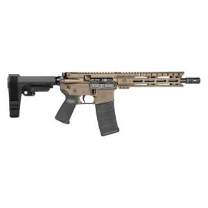 Diamondback DB15 Pistol 5.56mm 30rd Magazine(1) 10" Barrel 9" M-LOK Rail SBA3 Brace FDE