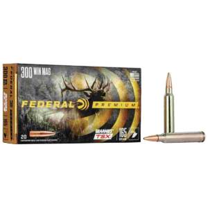 Federal Barnes TSX Rifle Ammunition .300 Win Mag 165gr 3050 fps 20/ct