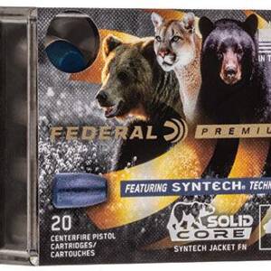 Federal Solid Core Handgun Ammunition .357 Mag 180 gr TSJ 20/ct