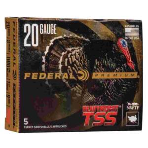 Federal Heavyweight TSS Shotshells 20ga 3" 1-1/2oz 1000 fps #9 5/ct