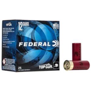 Federal Top Gun Shotshells 12ga 2-3/4" 1-1/8oz 1200 fps #8 250/ct Case (10 Boxes- 25/ct)