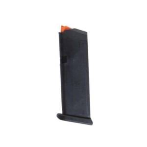 Glock Factory Handgun Magazine for G20 Black with Orange Follower 10mm 15/rd Bulk