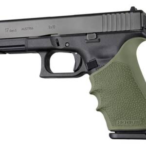 Hogue HandAll Beavertail Grip Sleeve Glock 17 G17L G19X G34 G34 MOS Gen 1-2-5 OD Green
