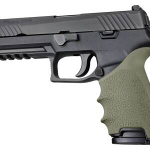 Hogue HandAll Beavertail Grip Sleeve Sig Sauer P320 OD Green