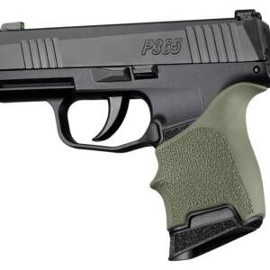 Hogue HandAll Beavertail Grip Sleeve Sig Sauer P365 OD Green