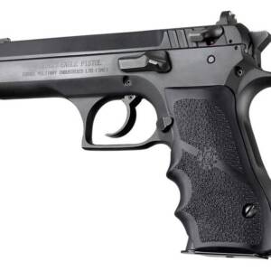 Hogue Magnum Research Baby Eagle .40/9mm Jericho & Uzi Eagle Rubber Grips with Finger Grooves