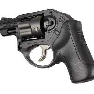 Ruger LCR: Black Rubber Bantam Boot Tamer Cushion Grip without Finger Grooves