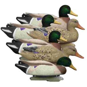 Higdon Outdoors Battleship Mallard Flocked Heads 6/ct