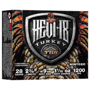 HEVI-Shot Hevi-18 Shotshells 28ga 2-3/4" 1-1/16oz 1200 fps #9 5/ct