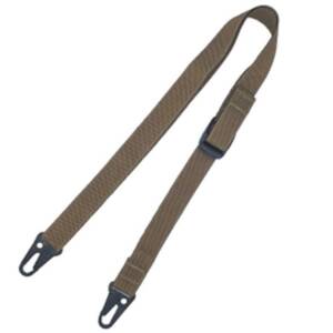 TacShield Sport Ridge 2 Point Rifle Sling 1" Wide HK Snap Hooks Coyote Brown