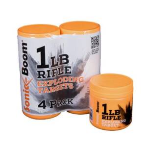 Sonic Boom Exploding Rifle Target 1lb 4/pk