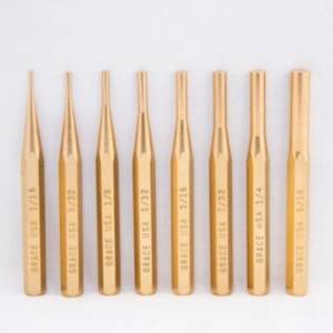 Grace USA Gun Care Brass Pin Punch Set