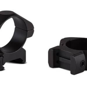 Konus 2-Piece Steel Riflescope Rings 30mm Low - Matte Black