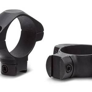 Konus 2-Piece Steel Riflescope Rings for Airguns & .22 Rails 1" High - Black