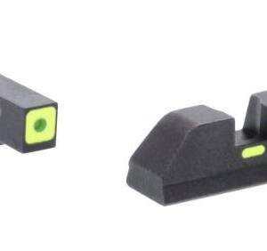Green Tritium LimeGreenLumi Outline Square (non trit) REAR for Glock Gen 5