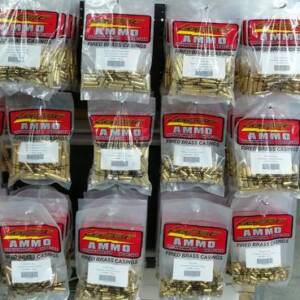 Lightning Ammo Reman. Cleaned & Polished Brass .380 ACP 100/ct Bag