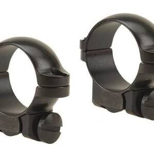 Leupold 2-Piece Solid Steel Ringmounts - Ruger No. 1 & .77/22 1" Low Gloss Black