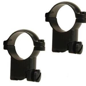 Leupold 2-Piece Solid Steel Ringmounts - Ruger M77 1" Super High Matte Black