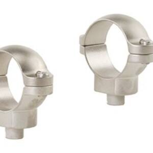 Leupold 2-Piece Quick Release (QR) Scope Rings - 1" Medium Silver