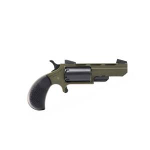 NAA Green Huntsman Conversion Handgun .22 LR/22 WMR 5rd Capacity 2" Barrel OD Green/Black