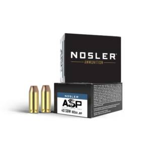 Nosler Match Grade Handgun Ammunition .40 S&W 180 gr JHP 1005 fps 20/ct