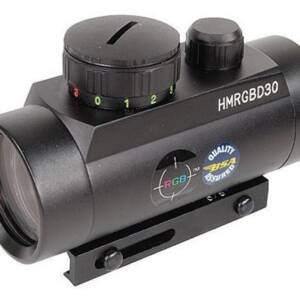BSA Huntsman Red/Green/Blue Dot Sight -  1x30mm 5 MOA - Matte