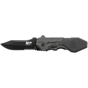 Smith & Wesson M&P M.A.G.I.C. Assisted Opening Clip Point Folding Knife 3 3/5" Blade Black