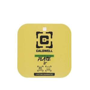 Caldwell AR500 Rimfire/Handgun Target 8" Gong 1/4" Yellow