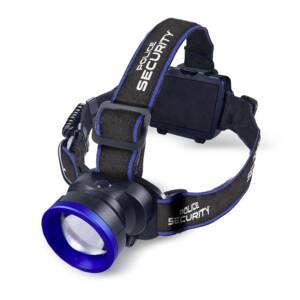 Police Security Flashlights Breakout Headlamp 600 Lumens Black