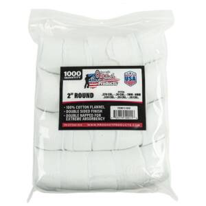 Pro-Shot 2" Round 100% Cotton Patches 1000/ct