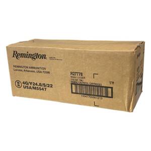 Remington Range Handgun Ammo 9mm Luger 115gr FMJ 1145 fps 1000/ct Case (20-50ct Boxes)