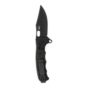 SOG Knives Seal XR Ti Folding Knife 3-9/10" Clip Point Blade Black