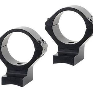 Talley Lightweight Alloy Scope Mounts - Black Anodized - 30mm - Medium Weatherby Accumark - Magnum - Mark V (9 LUG)